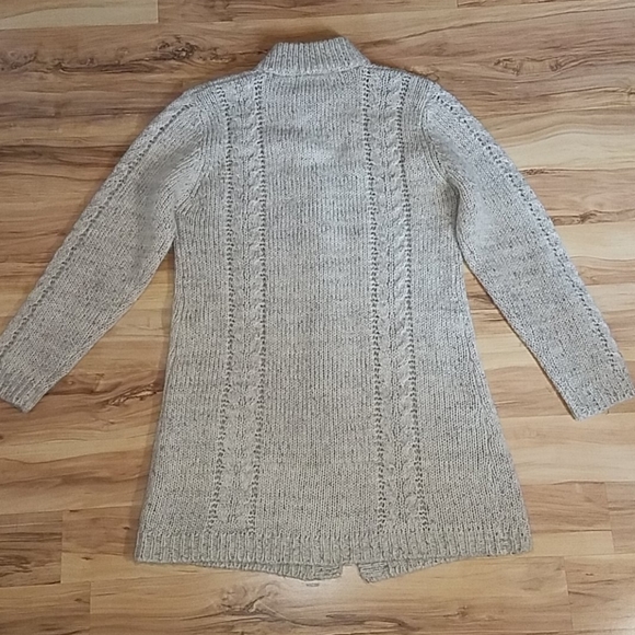 Vintage 80s Le Roy Long  Eclectic Grandpa Nordic   Preppy Sweater Mohair Blend M - Picture 8 of 11